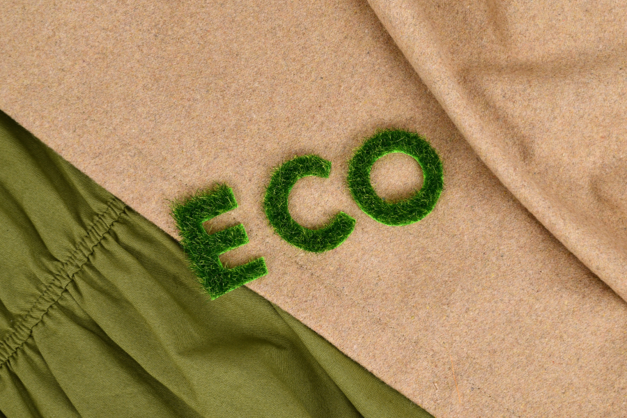 Eco-friendly fabric selection for small batch clothing manufacturing in China, promoting sustainability.