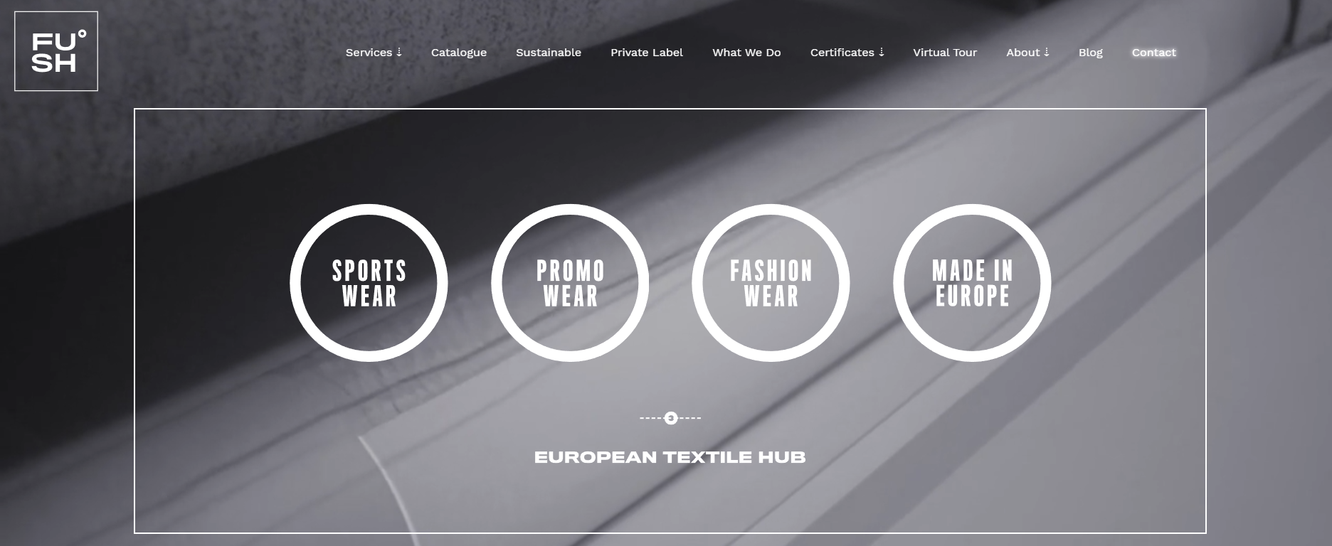 FUSH offers high-quality custom sportswear, fashion wear, and promotional clothing, all made in Europe, with a focus on sustainability and premium materials.