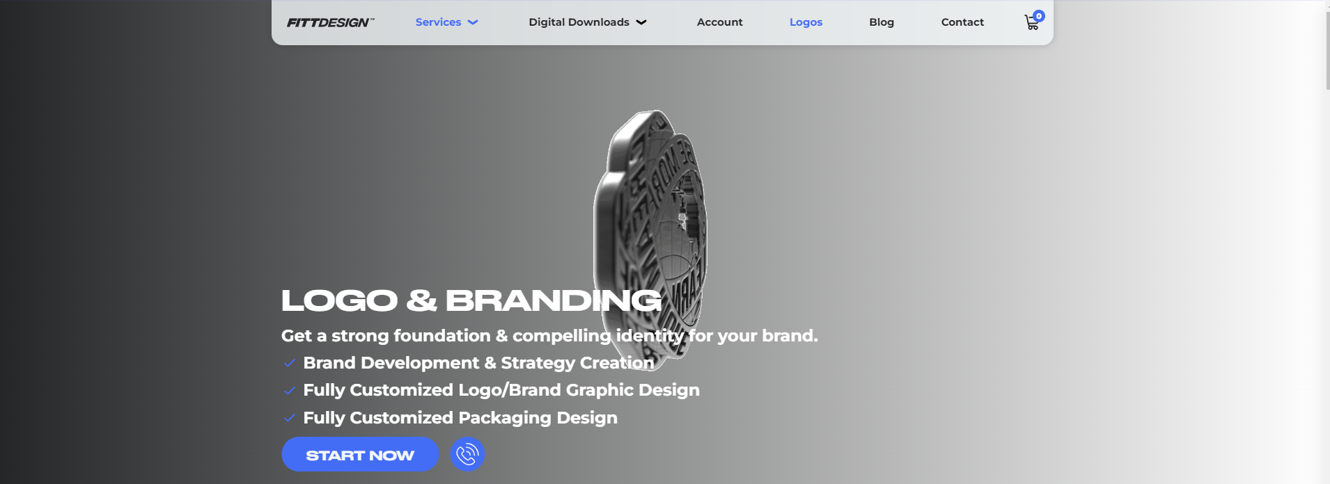 FittDesign offers professional logo and branding services, including brand development, custom logo design, and packaging solutions for businesses.