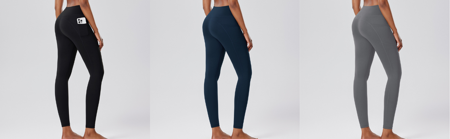Plus-Size Seamless Pocket Leggings
