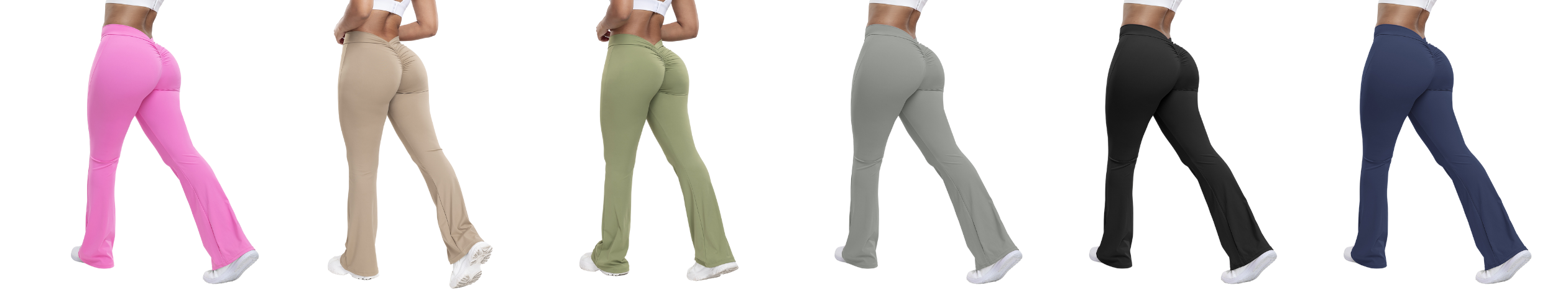 Ruched Flare Groove Leggings